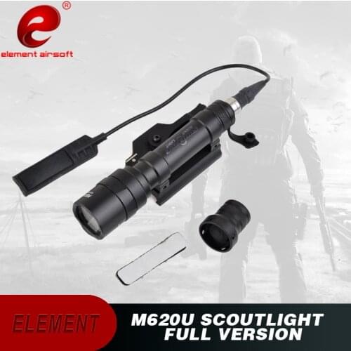 Element Airsoft Tactical Flashlight M620U Gun Light 500 Lumen Superbright Lamp Weapon Flashlight Hunting Lamp EX357