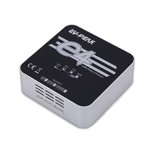 EV-PEAK E4 110 - 240V input, 50W 4A 2-4S Lipo Charger for RC Model