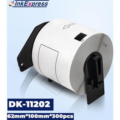 InkExpress Label Roll For Brother DK-11202 Die Cut Label DK-1202 White Paper Shipping Label Thermal Paper For Brother QL-500