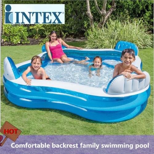 INTEX family inflatable pool childrens inflatable fun pool Swimming Pool back seat large ocean pool piscina inflavel adulto