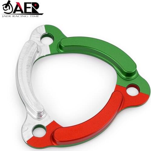 JAER CNC Racing Clear Clutch Cover & Spring Retainer for Ducati 959 1199 1299 V4 MTS 1200 Xdiavel Monster 821 1100 EVO 1200