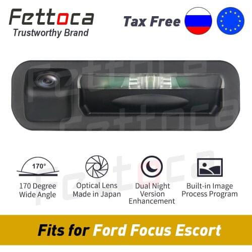 Trunk Handle Reversing Camera HD Rear View Parking Camera Backup Trunk Handle Camera For Ford Focus Turnier Escort Focus SE ST