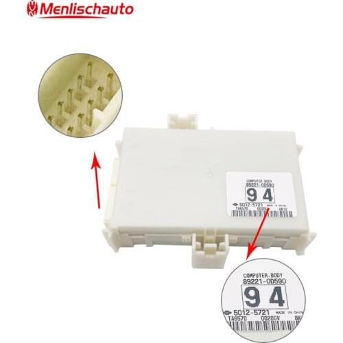 COMPUTER MULTIPLEX PART NUMBER 89221-0D590 COMPUTER BODY 3A