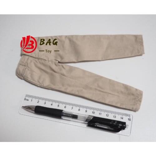 1/6 Action Figures model Tactical pants Overalls Off white