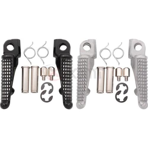Motorcycle Front Footrests Foot Pegs For Kawasaki Ninja ZX6R ZX10R ZX-6R ZX-10R Z750 Z1000 ER6F ZX636 ER6F EX650 ER6N