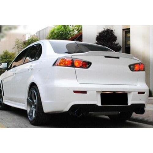 Unpaninted Wing Spoiler For 2008-2020 Mitsubishi Lancer Style Rear ABS Spoilers Factory Trunk