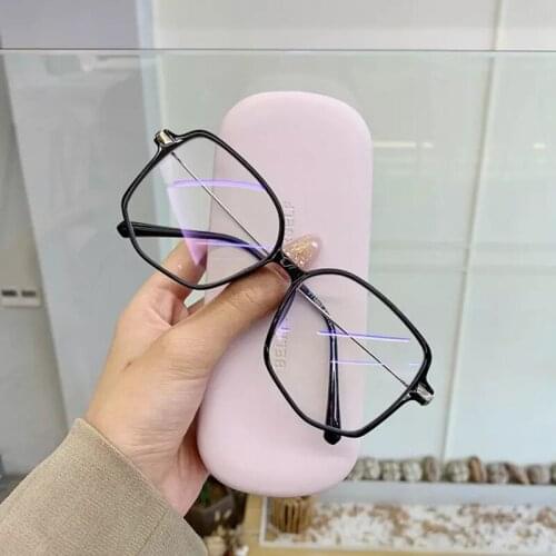 Antiradiation antiblue light fatigue computer eye protection myopic glasses frame female Korean version of the tide can match