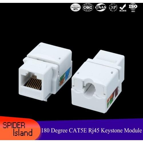 CAT6 Network Module Connecto Cable Information Network Module Computer RJ45 Module Cat6 Keystone Jack unshielded