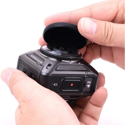 Silicone Protective Lens Cap and Underwater Diving Lens Cap for Nikon KeyMission 360 Camera