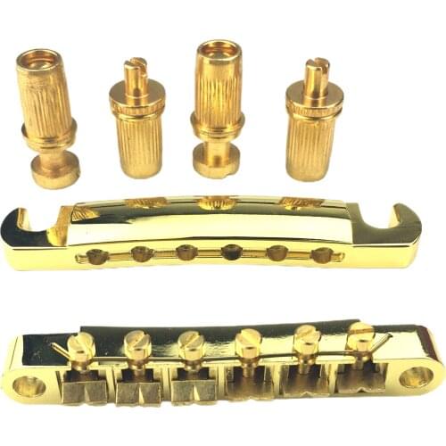 LP Fixed Bridge Harp Code 6 String Pull String Board Electric Guitar Upper And Lower Split Bridge guitar accessories