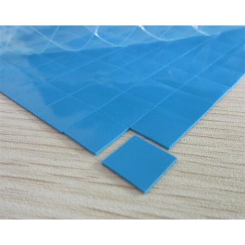 100pcs High thermal conductive silicone heat dissipation silica gel pad insulation pills 10*10*0.5mm customized silicone sheet