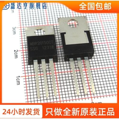10Pcs/Lot MBR20150CT 20A 150V TO220F Schottky Barrier Diode/ NEW Original In Stock