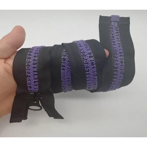 2019 new arrival resin zipper for sewing 8# coat jacket zip 1piece 80cm diy clothing zip repair open end hand work accessories