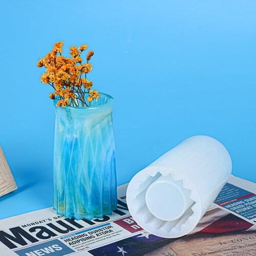 3 Styles Vase Silicone Mold For Handmade DIY Home Decoration Crafts Epoxy Resin Ashtray Candle Pen Holder Mould Clay Tools
