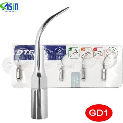 5PCS Dental Ultrasonic Scaler Tips New Dental Endodontic Endo Tip Diamond Coated fit DTE/SATELEC Scaler