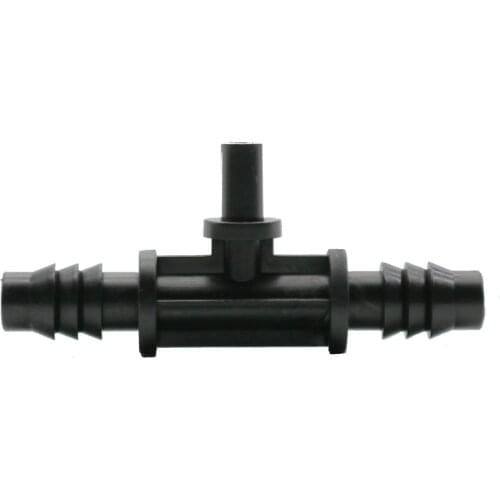 50pcs Reducing Tee 8/11 Mm Hose Connector To 6-mm Standard Interface To Plant Vegetables Irrigation Mist Nozzle Accessories