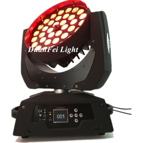 8pcs DJ Light Ring Washer Rgbw Led Wash Moving Head Zoom 36x10