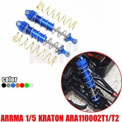 ARRMA 1/5 KRATON 8S ARA110002T1/T2 OUTCAST aluminum alloy thick spring shock absorber L=187mm Rear shock absorber ARA330610