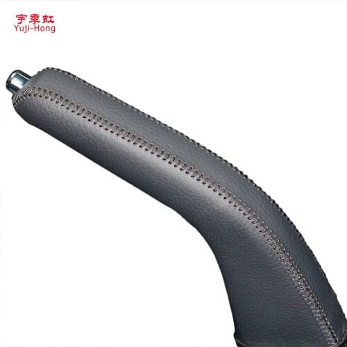 Yuji-Hong Car Handbrake Covers Case for Mitsubishi ASX 2011~2012 Car-styling Genuine Leather Handbrake Grips Cover