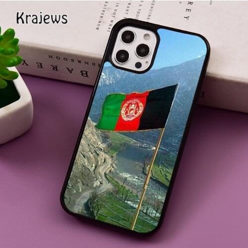 Afghan Afghanistan AF flag Banner phone Case For iPhone 5 SE 2020 6S 7 8 Plus 12 mini 11 Pro X XR XS Max Samsung S8 S9 S10 coque