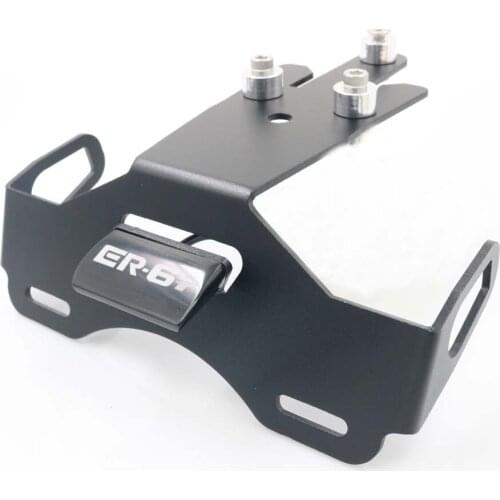 License Plate Holder For KAWASAKI ER-6N ER-6F NINJA 650 ER6N ER6F2012-2016 Motorcycle Fender Registration Frame LED Bracket