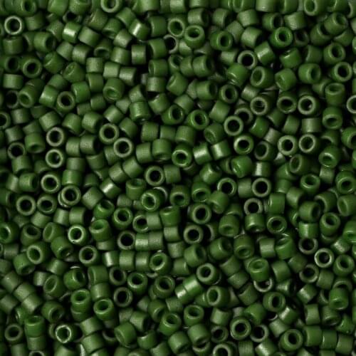 FAIRYWOO 5 Grams/Bag Miyuki Bead DB797 Matte Green Bead Glass Delica Seedbead 11/0 Lot Jewelry Handmade Beads Women Accessories
