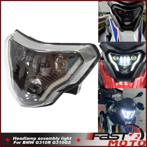 Head Light Assembly DRL E9 E-mark Approved Headlamp For BMW G310R G310GS 12v Lighting High Beam Low Beam LED Headlight 2016-2021