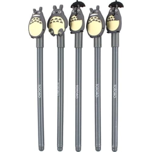 30PCs Gel Pens Creative Stationery Cute Cartoon Animal Cat Neutral Pen Writing Tools Learning Stationery Korean School Supplies