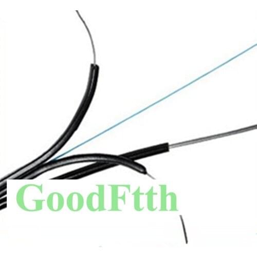 Outdoor Self-support Drop Cable SM G657A 1 core Black LSZH 2.0x5.0mm GoodFtth 1-3km