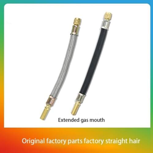Electric Scooter Gas Filled Extension Tube Air Nozzle Inflatable Cord Nozzle for Xiaomi Scooter M365 Wheelbarrow Balance Bicycle