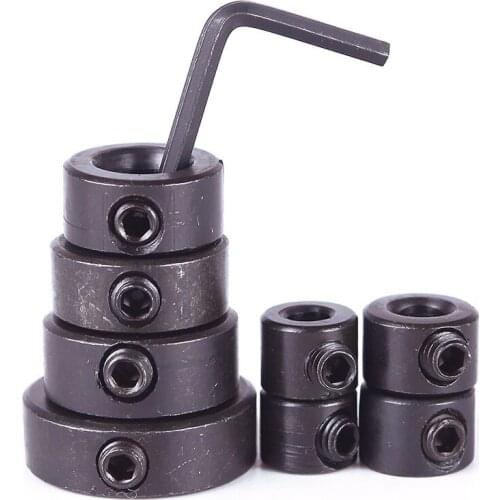 New 8Pcs/Set Woodworking Drill Bit Depth Stop Collars Ring Positioner Drill Locator Multifunction Home Repair Hand Tools #68775