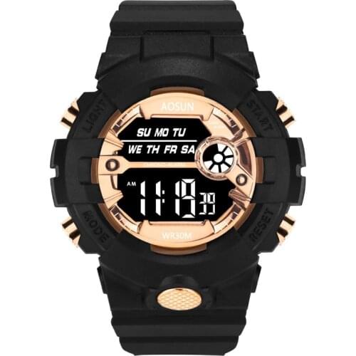 New Students Electronic Watches Silicone Strap Boys and Girls Waterproof Shockpro Watches Fashion Children Sports Trend Watch