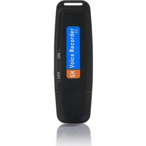 New U-Disk Digital Audio Voice Recorder Pen USB Flash Drive Up To 32GB Micro-TF