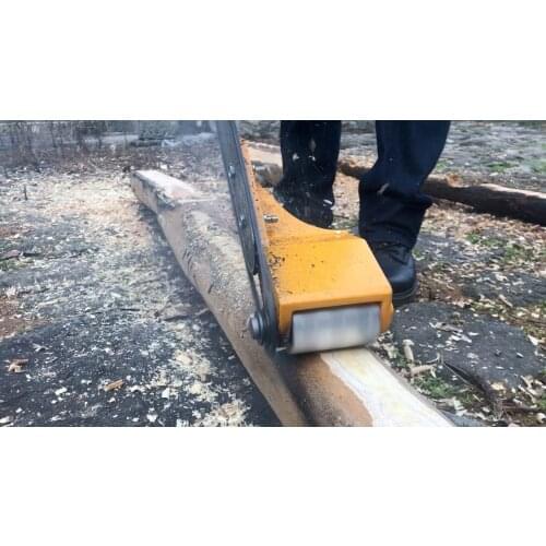 Log debarker log peeler for chainsaw debarking tool