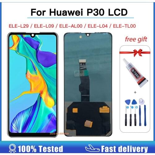 OLED LCD For Huawei P30 p 30 Screen Touch Digitizer Assembly for Huawei P30 LCD Display ELE-L29 ELE-L09 ELE-AL00 ELE-L04 TL00