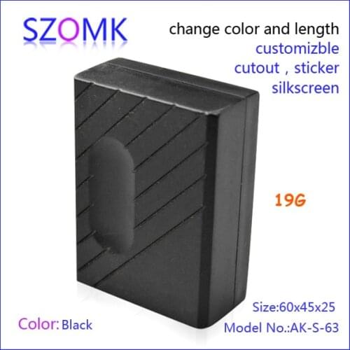 Plastic project box abs enclosures for electronics (10 pcs) 60*45*25mm abs box electronics, plastic box for electronic project