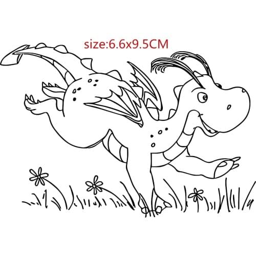 Animal Transparent Silicone Stamp And metal die/Seal for DIY scrapbooking/photo album Decorative clear stamp sheetstampons