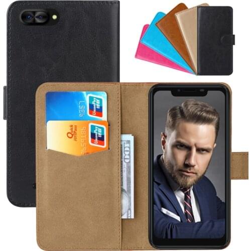Luxury Wallet Case For INOI 7i Lite PU Leather Retro Flip Cover Magnetic Fashion Cases Strap