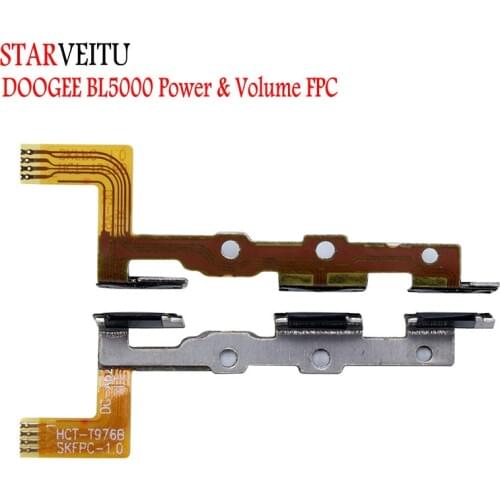 STARVEITU For Doogee BL5000 Power Volume FPC Replacment Flex Cable 5.5" MTK6750T Octa Core Mobile Phone