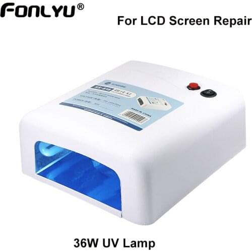 36W UV Glue Dryer LED Light For Repairing Cell Phone Screen Protable UV Lamp Light 220V LCD Cellphone Repair Tools