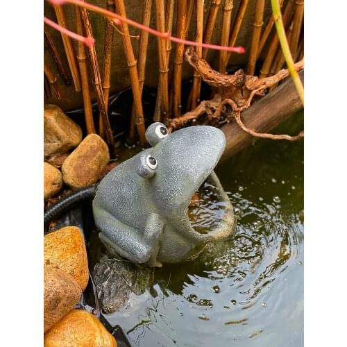 Outdoor pool frog decoration/garden courtyard balcony decoration/kindergarten school landscape fountain/bath pool fountain