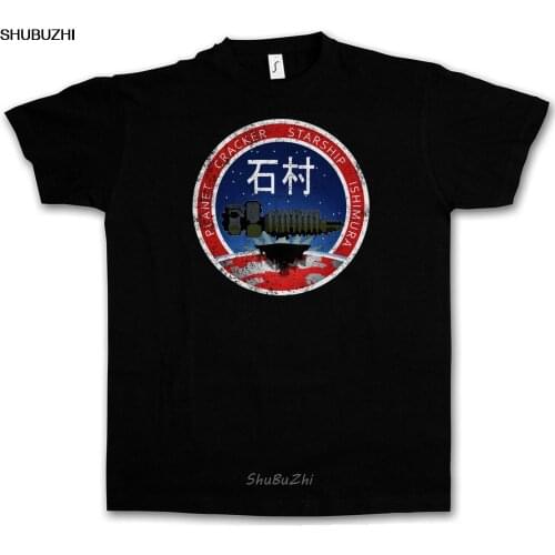 VINTAGE PLANET CRACKER STARSHIP ISHIMURA LOGO T-SHIRT - Gamer Dead Space T-Shirt sbz3275
