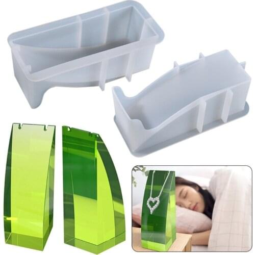 Necklace Display Stand Epoxy Resin Mold Jewelry Pendant Show Rack Silicone Mould