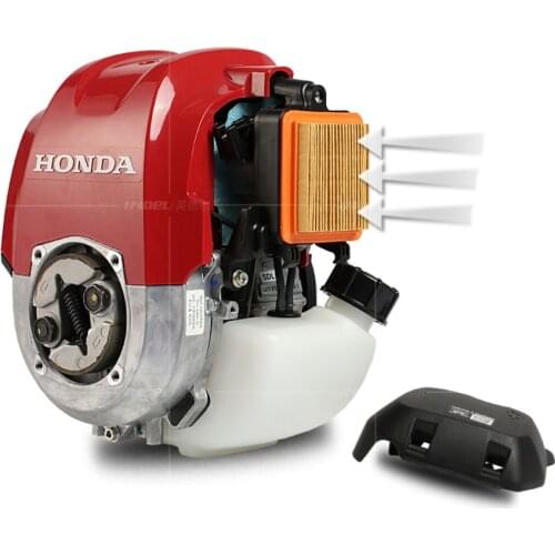 GX50 Air Filter Assembly Original Fit Honda GX50 4-Stroke Mini Engine Brush Cutter Trimmer Air Cleaner Replacement