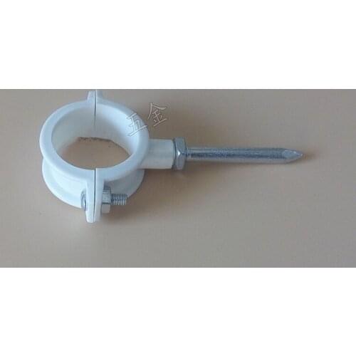 50 pcs PVC pipe clamp pipe clamp 20 25 32 40mm national standard thickened fixed PVC PPR pipe wall clamp clamp hoop