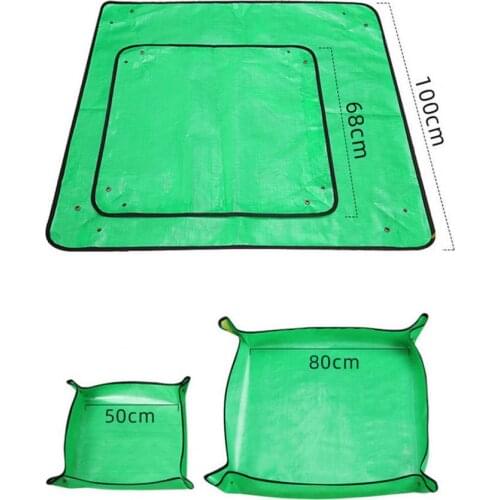 2021 New Floor Carpet Practical Multifunctional Green Bonsai Succulent Potting Tarp for Plant Waterproof Garden Accessories