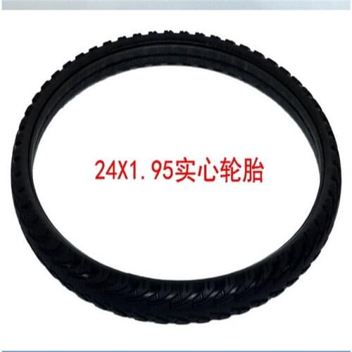 24 inch bicycle mountain bike tire 24X1.95 solid tire 24 * 1.95 free pneumatic tire wear-resistant explosion-proof tire hot sale
