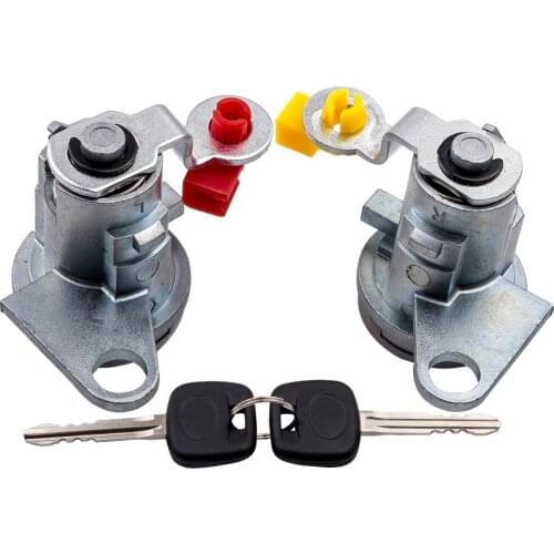 2X Door Lock Cylinder Set Kit with Keys Front Pair Fit for Toyota COROLLA AE100 1.8