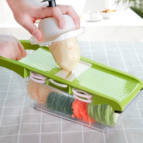 6 in 1 Vegetable Chopper Multifunctional Grater Vegetable Food Cutter Sets Food Container Shredders Slicers Kitchen Accessories