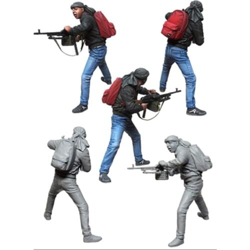 Arab Rebels B Soldier Resin Figure 1/35 Scale Model Figure Resin Kit Colorless Self-Assembled Toy